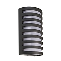 outdoor wall luminaire GRUMIUM ROUND III round, switchable IP54, dark grey, satined, white 