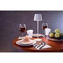Deko-Light battery table lamp BUNDLE CANIS set of 1, with charger IP65, dark grey, mat dimmable