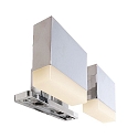 Deko-Light LED furniture luminaire AYLEEN II, 2 flames, IP20, 220-240V AC / 50-60Hz, 5.5W 3000K 300lm 180�, crome