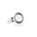 Deko-Light LED furniture luminaire BAHAM I, IP20, 12V DC, 2.5W 3000K 240lm 110�, cRi >90, brushed silver, with mini AMP connector