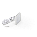 Deko-Light LED furniture luminaire PATY SQUARE, IP20, 12V DC, 2.5W 3000K 185lm 120�, without power adapter, silver grey