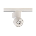 Deko-Light 3-fase spot UNI II TILT incl. 3-fase adapter, incl. chauffeur, cardanisch draaien IP20, wit dimbaar