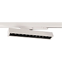 Deko-Light 3-fase spot ALNITAK roteerbaar, spanningsconstante, kantelbaar, met lensoptiek IP20, helder, transparant, wit 