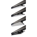 Deko-Light 3-fase armatuur LINEAR PRO TILT IP20, verkeerszwart 