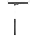1-phase pendant luminaire SLIM IP20, deep black dimmable