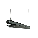 3-fase armatuur LINEAR PRO FOLD stijf, schakelbaar, multipower IP20, zwart 
