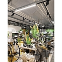 3-fase armatuur LINEAR PRO 60 DALI aanstuurbaar, multipower IP20, verkeerswit dimbaar