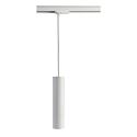 1-phase pendant luminaire CAN 350 down, cylindrical, long GU10 IP20, white
