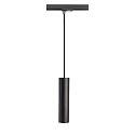 1-phase pendant luminaire CAN 350 down, cylindrical, long GU10 IP20, black