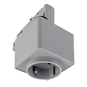 3-phase socket adapter D LINE, grey