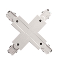 Accessories for 3-phase track system D LINE - X-coupler left-left-right-right, 220-240V AC / 50-60Hz, white
