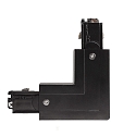 Deko-Light Accessories for 3-phase track system D LINE - 90�-coupler left-right with change mechanism, 220-240V AC, black