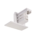3-phase end cap D LINE, white