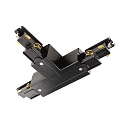 3-fase T-connector D LINE/DALI DALI aanstuurbaar, codeerbaar, links-links-rechts, zwart