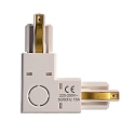 Deko-Light 1-phase L-connector D ONE right, white