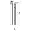 Deko-Light Armatuur voor vochtige ruimten TRI PROOF MOTION 840 HF - 665MM met sensor, slagvast, schakelbaar IP65, wit mat 
