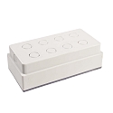 Deko-Light Vloerinbouwarmatuur TABIT 100x200 toegankelijk, schakelbaar IP67, grijs, transparant 