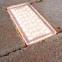 Deko-Light Vloerinbouwarmatuur TABIT 100x200 toegankelijk, schakelbaar IP67, grijs, transparant 