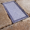 Deko-Light Vloerinbouwarmatuur TABIT 100x200 toegankelijk, schakelbaar IP67, grijs, transparant 