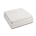 Deko-Light Vloerinbouwarmatuur TABIT 200x200 toegankelijk, schakelbaar IP67, grijs, transparant 