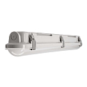 Armatuur voor vochtige ruimten TRI PROOF BASIC 61CM / 18W 840 ON-OFF slagvast, schakelbaar IP65, lichtgrijs 