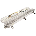 Deko-Light Armatuur voor vochtige ruimten TRI PROOF BASIC MOTION HF - 610MM met sensor, slagvast, schakelbaar IP65, grijs 