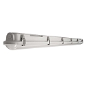 Armatuur voor vochtige ruimten TRI PROOF BASIC 151CM / 55W 840 ON-OFF slagvast, schakelbaar IP65, lichtgrijs 