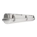 Armatuur voor vochtige ruimten TRI PROOF BASIC 61CM / 10W 840 ON-OFF slagvast, schakelbaar IP65, lichtgrijs 
