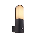 LED sensor-wall luminaire BEACON MOTION, IP44, 6.5W 3000K 290lm 120�, dark grey