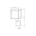 Deko-Light Outdoor LED sensor-wall luminaire LACERTAE, IP54, 10W 3000K 440lm 120�, alu diecast, dark grey