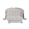 Armatuur voor vochtige ruimten SOTANO IP54 ovaal, CCT Switch, slagvast, schakelbaar, multipower IP54, grijs 