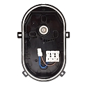 Deko-Light Armatuur voor vochtige ruimten SOTANO IP54 ovaal, CCT Switch, slagvast, schakelbaar, multipower IP54, zwart 