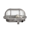 Deko-Light wall and ceiling luminaire SOTANO RETRO oval E27 IP44, grey dimmable