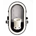 Deko-Light Wand- en plafondarmatuur SOTANO RETRO ovaal E27 IP44, zwart dimbaar