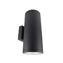 facade spotlight SHORELINE PRO ROUND 140 UP&DOWN 2 flames, round, CCT Switch IP65, dark grey dimmable