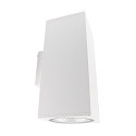 facade spotlight SHORELINE PRO SQUARE 140 UP&DOWN 2 flames, square, CCT Switch IP65, white dimmable
