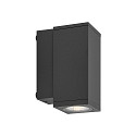 Deko-Light facade spotlight SHORELINE PRO LED SQUARE 70 DOWN 1 flame, square, CCT Switch IP65, dark grey dimmable