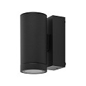facade spotlight SHORELINE PRO GU10 ROUND 1 flame, cylindrical, with lamp socket GU10 IP65, dark grey