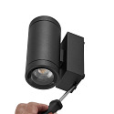Deko-Light facade spotlight SHORELINE PRO GU10 ROUND UP&DOWN 2 flames, cylindrical, with lamp socket GU10 IP65, dark grey