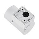 Deko-Light facade spotlight ACHERNAR DOWN 1 flame, cylindrical, with lamp socket GU10 IP65, white