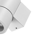 Deko-Light facade spotlight ACHERNAR DOWN 1 flame, cylindrical, with lamp socket GU10 IP65, white