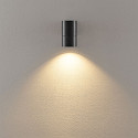 Deko-Light Gevelspot ACHERNAR DOWN 1-vlams, cilindrisch, met lamphouder GU10 IP65, donkergrijs