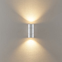 Deko-Light Gevelspot ACHERNAR UP & DOWN 2-vlams, cilindrisch, met lamphouder GU10 IP65, wit