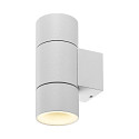 Deko-Light Gevelspot ACHERNAR UP & DOWN 2-vlams, cilindrisch, met lamphouder GU10 IP65, wit