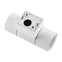 Deko-Light Gevelspot ACHERNAR UP & DOWN 2-vlams, cilindrisch, met lamphouder GU10 IP65, wit