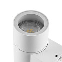 Deko-Light Gevelspot ACHERNAR UP & DOWN 2-vlams, cilindrisch, met lamphouder GU10 IP65, wit