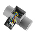 Deko-Light Gevelspot ACHERNAR UP & DOWN 2-vlams, cilindrisch, met lamphouder GU10 IP65, lichtgrijs