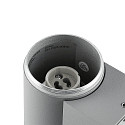 Deko-Light Gevelspot ACHERNAR UP & DOWN 2-vlams, cilindrisch, met lamphouder GU10 IP65, lichtgrijs