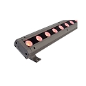 Deko-Light Wallwasher CAPH LED symmetrische straling IP65, donkergrijs, helder, transparant dimbaar