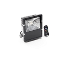 Deko-Light Strijklicht FLOOD RF II - 60 RGB draaibaar, 3 Kanaal, met afstandsbediening IP65 / IP44, gitzwart dimbaar